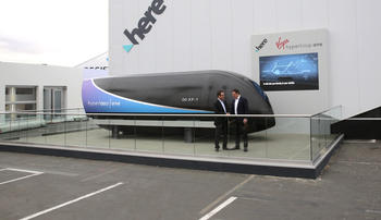 HERE Virgin Hyperloop One Partnership